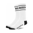Prowler RED Bussy Socks featuring bold 'Bussy' text and classic black and white design.