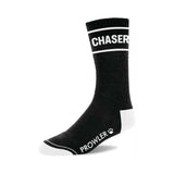 Prowler RED Chaser Socks featuring bold 'CHASER' design and signature Prowler logo for stylish comfort.