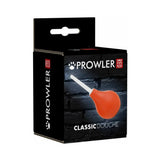 Prowler RED Classic Douche Bulb Orange S packaging displayed on a black background, showcasing its compact design.