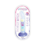 Cotton Candy Dirty Talk Horny Bitch 8 inches Silicone Dildo