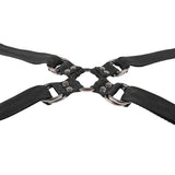 Sportsheets Velvet Noir Adjustable Hog Tie & Cuff Set