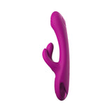 JimmyJane Touch-Me Pro Rabbit Vibrator in vibrant purple color showcasing its sleek design and dual-action features.