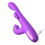 Fantasy for Her IntiMotion Pulse Pro Massager in purple with multiple features for enhanced pleasure.