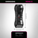 PDX Extreme Super Flip-A-Pussy Over Light dimensions illustration showing size specifications and design features.