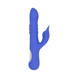 Evolved Pop Goes The O Vibrator Blue, a luxurious dual vibrator with triple stimulation features.
