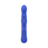 Evolved Pop Goes The O Vibrator Blue showcasing its sleek design and powerful stimulation features.