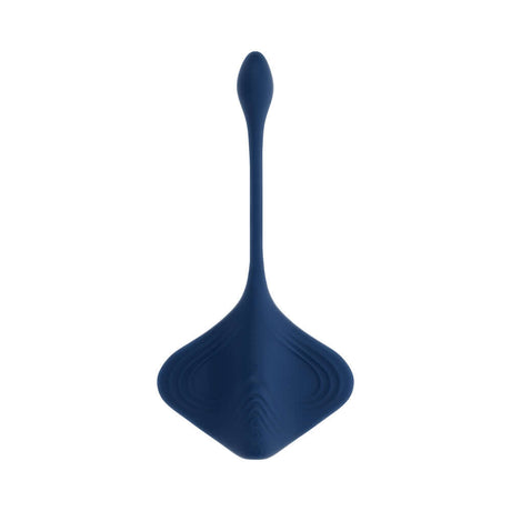 Gender X Daily Grind Blue unique stingray-shaped pleasure toy with flexible wings for textured sensations.