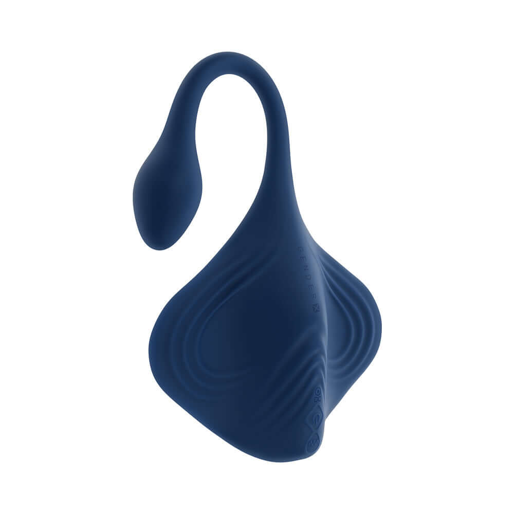 Gender X Daily Grind Blue unique stingray-shaped pleasure toy for intimate play with flexible wings.