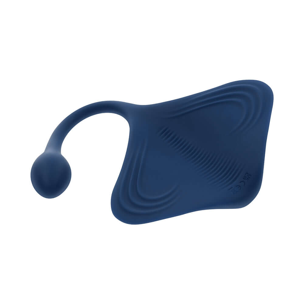 Gender X Daily Grind Blue pleasure toy designed like a stingray for unique sensations and versatile play.