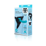 b-Vibe Every Body Strap-On Harness Set with 6 inch Dildo Peg packaging showcasing its ergonomic design and features.