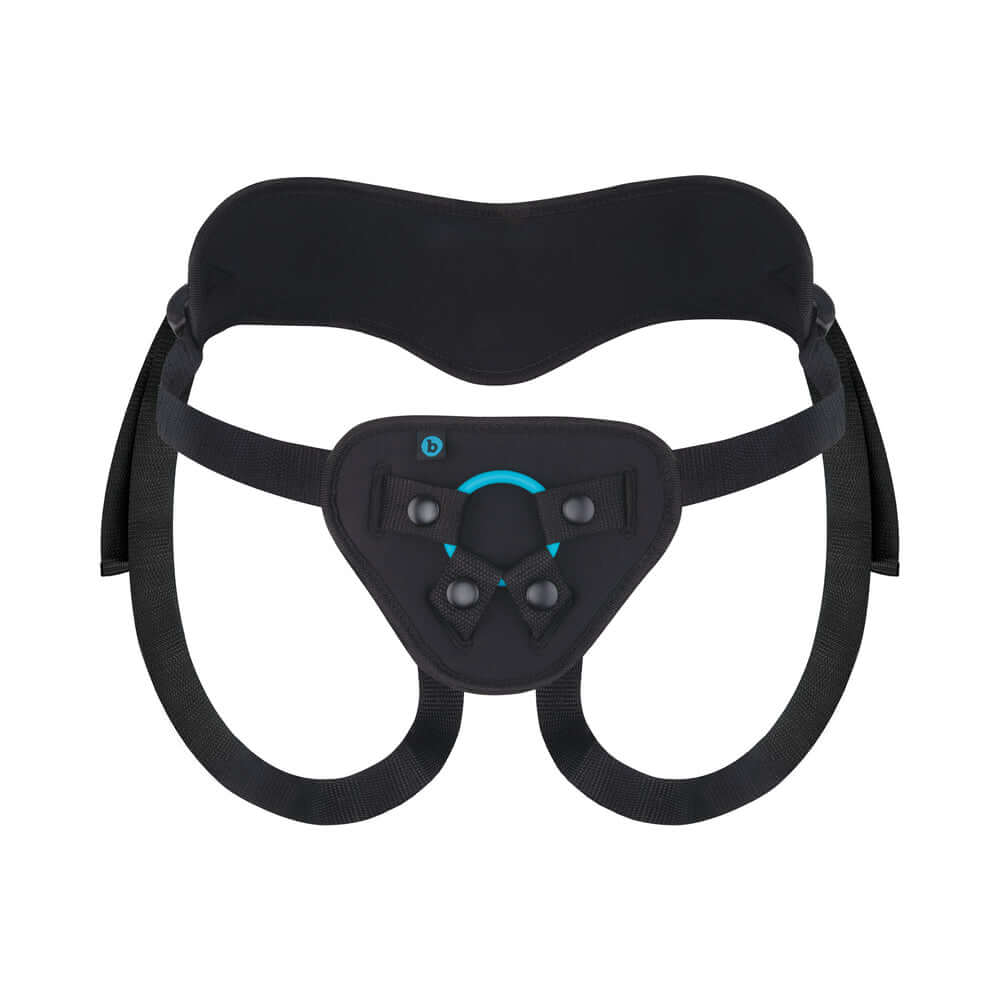 b-Vibe Every Body Strap-On Harness Set with 6 inch Dildo Peg adjustable straps and ergonomic design