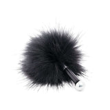Je Joue Midnight Magic Duet Bullet Vibrator with Mio Ring luxury feather tickler for sensual pleasure.