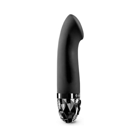 Mystim Right on Ron E-Stim Vibrator Black designed for G-spot stimulation and electrostimulation pleasure.
