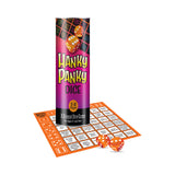 Hanky Panky Dice Game package with two dice and challenge grid for playful adult fun.