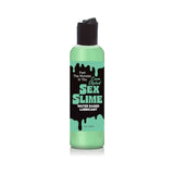 Sex Slime Cum Styled Water based Lubricant 4 Oz Green bottle with vibrant green slime design.