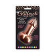 Pink Foil Penis Balloon Candle in metallic pink packaging for party fun and celebrations.