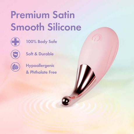 Play With Me Wanderlust Mini Vibes Pink product featuring premium satin smooth silicone design.