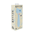 LoveLine Darling AirTapTech Rechargeable Vibrator Blue in stylish packaging with cute bow design.