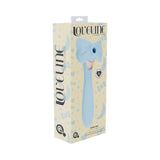 LoveLine Darling AirTapTech Rechargeable Vibrator Blue in stylish packaging with cute bow design.