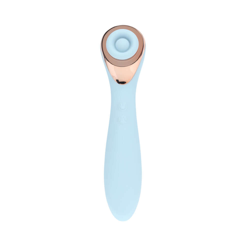 LoveLine Darling AirTapTech Rechargeable Vibrator Blue with sleek design and elegant finish.