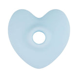 LoveLine Darling AirTapTech Rechargeable Vibrator Blue in a heart shape design, showcasing its unique and stylish appearance.