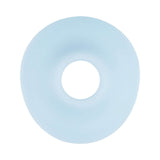LoveLine Darling AirTapTech Rechargeable Vibrator Blue shown from above, featuring a sleek and modern design in light blue.