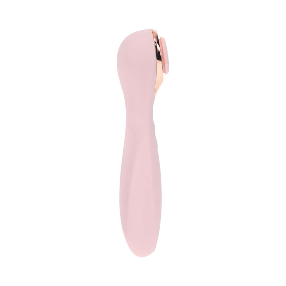 LoveLine Darling AirTapTech Rechargeable Vibrator Pink in a stylish design with sleek curves and elegant accents.