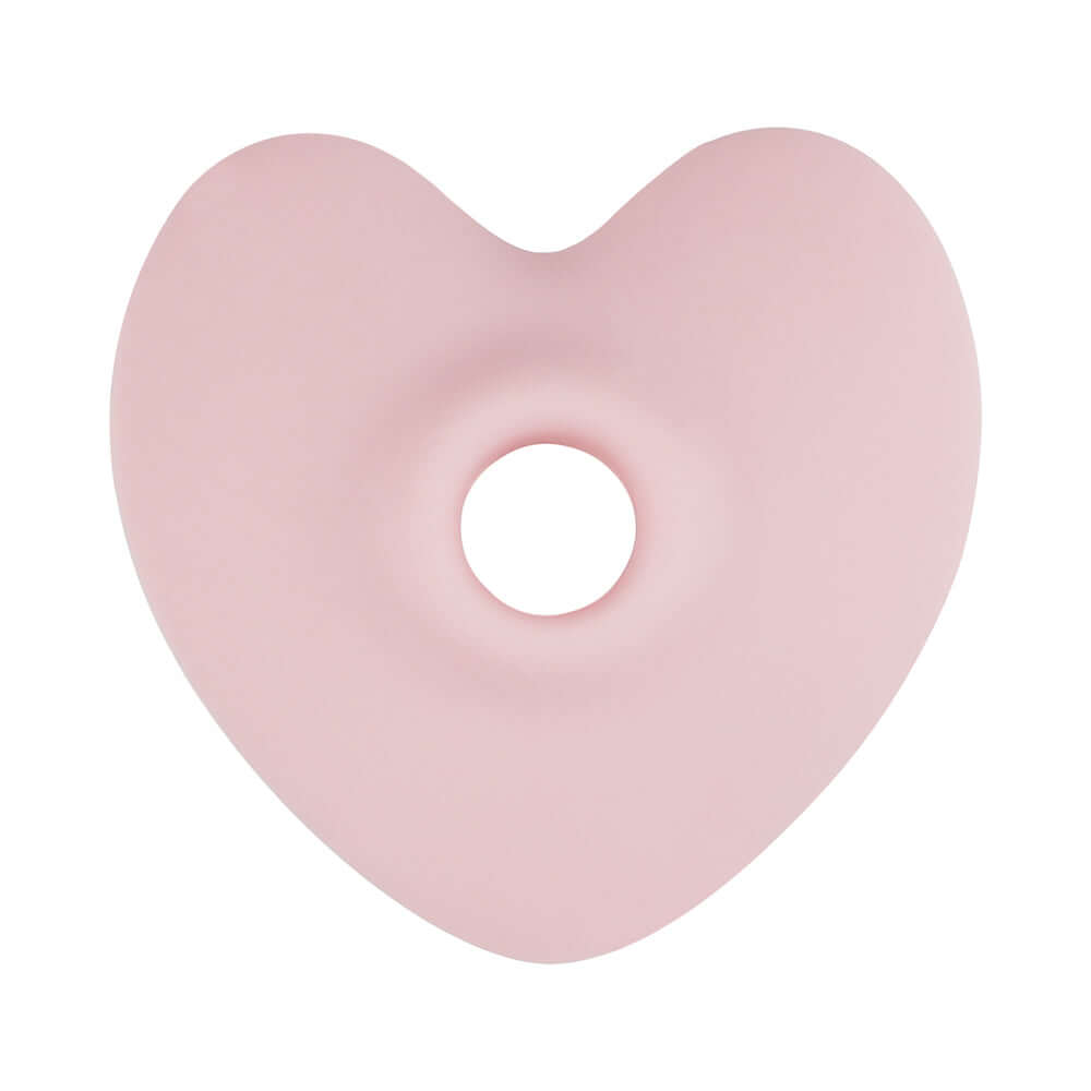 LoveLine Darling AirTapTech Rechargeable Vibrator Pink in a heart shape, designed for pleasure and style.