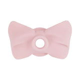 LoveLine Darling AirTapTech Rechargeable Vibrator Pink silicone bow attachment in soft pink color.