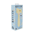 LoveLine Darling AirTapTech Rechargeable Vibrator Yellow packaging with a bow design, stylish for pleasure.