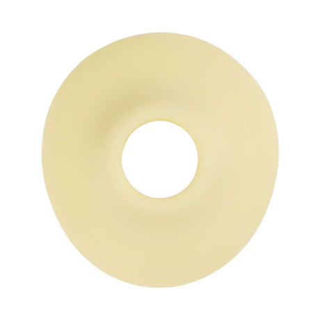 LoveLine Darling AirTapTech Rechargeable Vibrator Yellow accessory, smooth yellow silicone design with inner hole.