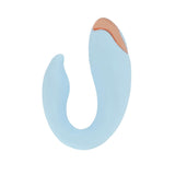 LoveLine Daydream AirTapTech Rechargeable Vibrator Blue for dual G-spot and clitoral stimulation.