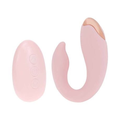 LoveLine Daydream AirTapTech Rechargeable Vibrator Pink, featuring a compact design for dual stimulation.
