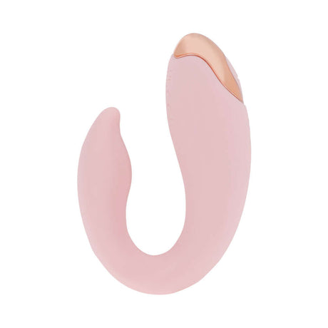 LoveLine Daydream AirTapTech Rechargeable Vibrator Pink showcasing a sleek design for dual stimulation.