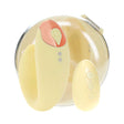 LoveLine Daydream AirTapTech Rechargeable Vibrator Yellow in sleek design with control remote for dual stimulation.