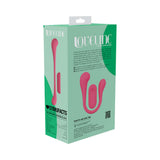 LoveLine FlexEase Bend Vibe Liquid Silicone Pink packaging showcasing its flexible design and dual-ended functionality.