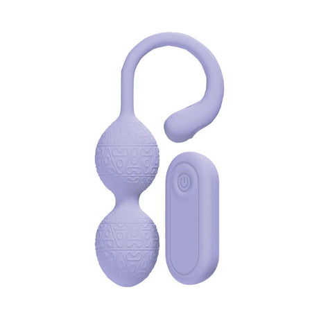 LoveLine PelviFit Beads Kegel Vibe Waterproof Remote Lavender for pelvic floor training and pleasure.