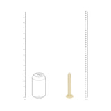 LoveLine PelviFit Expanding Vaginal Dilator Set Silicone next to a can for size comparison.