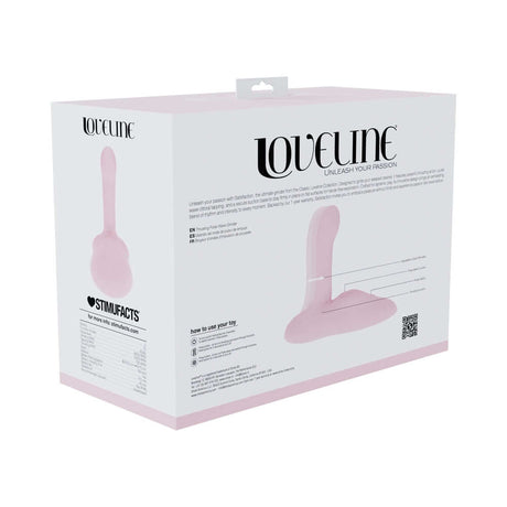 LoveLine Satisfaction Grinder Adjustable Thrusting Pulse Wave Pink packaging showcasing its innovative design and features.