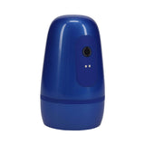 PUMPED Vibrobator Masturbator Negative Pressure Suction Blue device featuring a sleek ergonomic design.