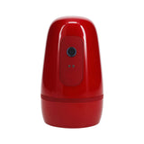 PUMPED Vibrobator Masturbator Negative Pressure Suction Vibration Red, sleek red design for enhanced pleasure.