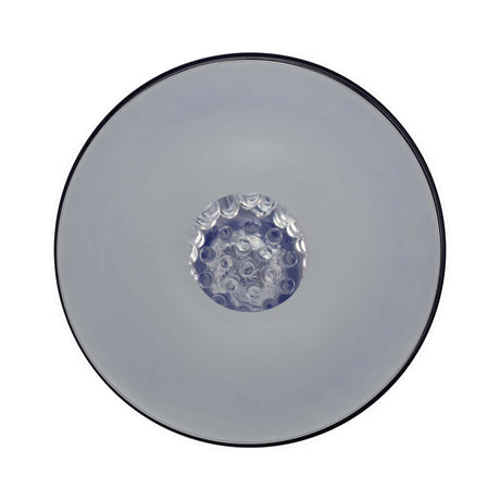 PUMPED Vortex Masturbator Metallic Blue, showcasing its interior design and texture for enhanced pleasure.