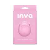 INYA The Vibrating Rose Pink in elegant packaging with a charming rose design for enhanced pleasure.