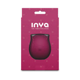 INYA The Vibrating Rose Red packaging displayed in an elegant design with branding and product details.