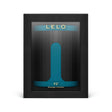 LELO F2S Massager and Stroker Teal in elegant packaging display
