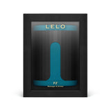 LELO F2S Massager and Stroker Teal in elegant packaging display