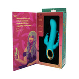 Mighty Magic Clit G-Spot & Anal Vibrator in packaging showcasing its features and design for stimulation.