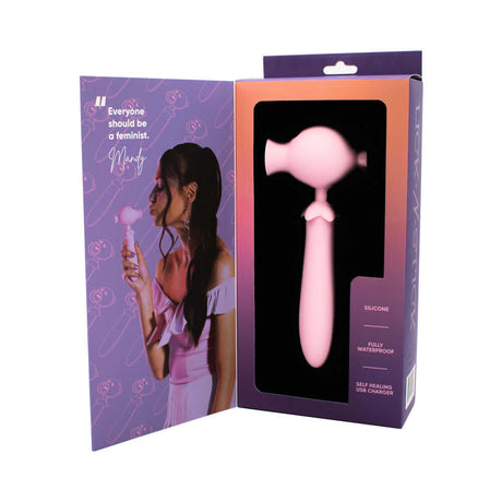 Lick n Stick Clit Flicker & G-Spot Vibrator in packaging, featuring a silicone design and waterproof features.