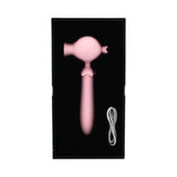 Lick n Stick Clit Flicker & G-Spot Vibrator in black box with white charging cable.
