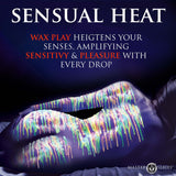 Master Series Glow Wax UV Blacklight Reactive Drip Candles Set of 4 displayed with vibrant colors on skin.